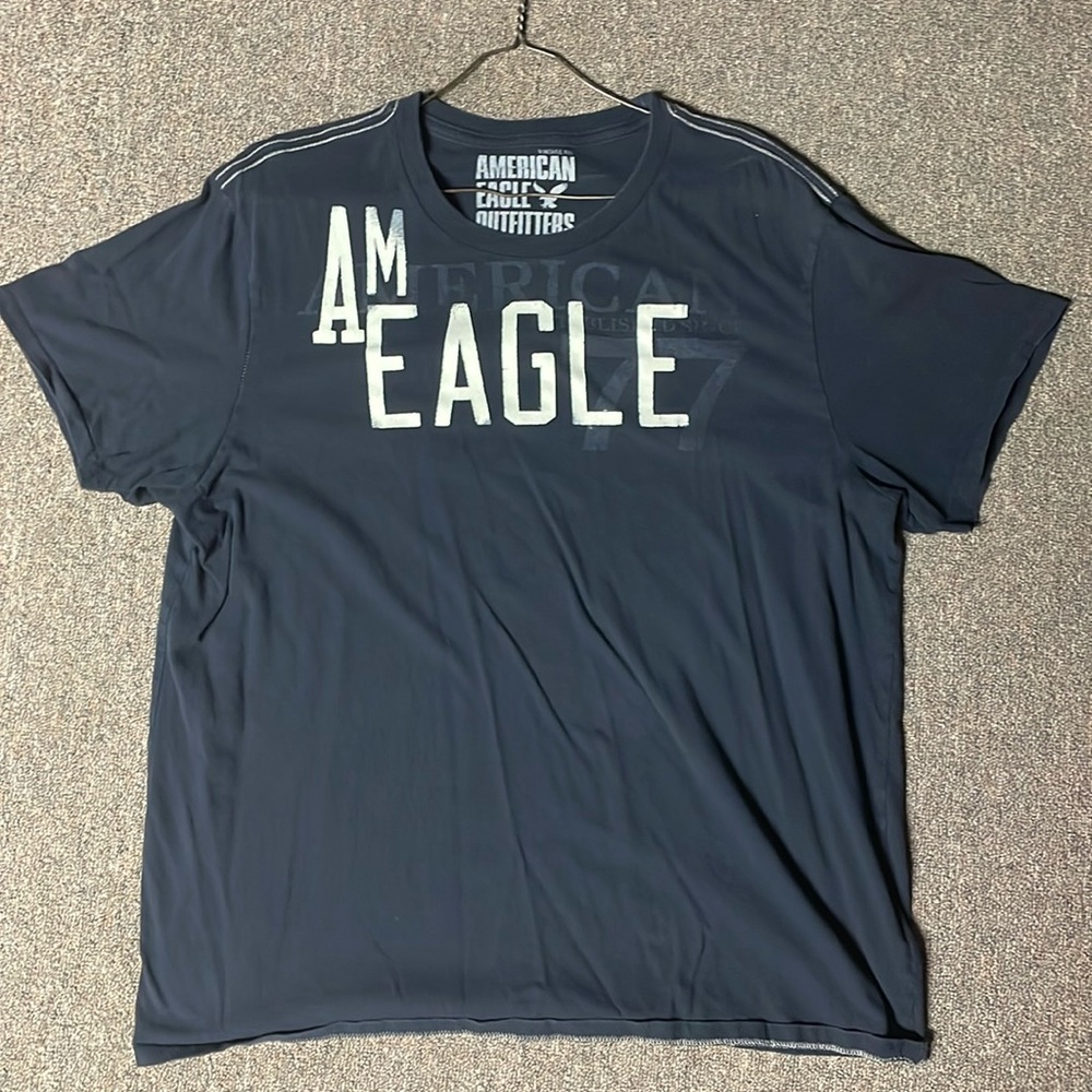American Eagle short sleeve shirt, black, X-Large